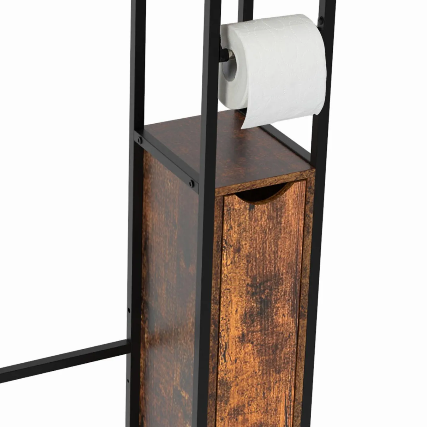 Meuble dessus WC industriel avec rangements*IDMarket Clearance