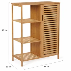 Meuble salle de bain en bambou*IDMarket Online