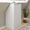 Meuble sous pente blanc avec rangement*IDMarket Best