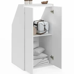 Meuble sous pente blanc avec rangement*IDMarket Best