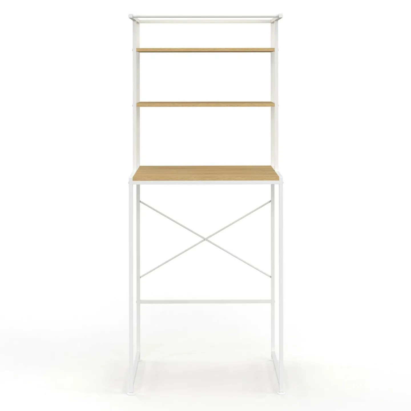 Meuble étagère blanc machine à laver*IDMarket Hot