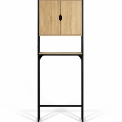 Meuble toilette industriel bois et métal*IDMarket Outlet