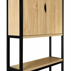 Meuble toilette industriel bois et métal*IDMarket Outlet