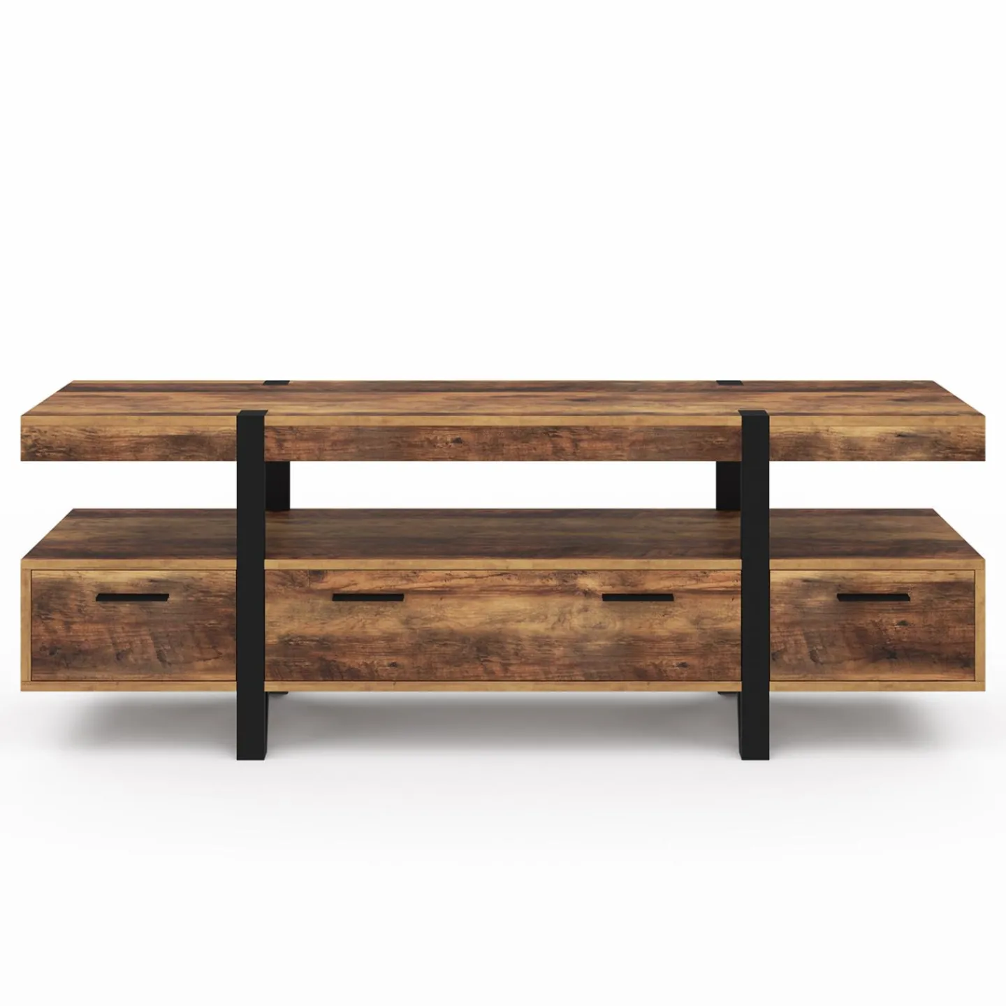 Meuble TV 140cm avec rangements*IDMarket Clearance