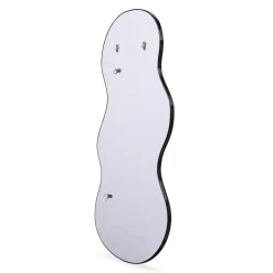 Miroir organique contour noir 45 x 100 cm*IDMarket Online