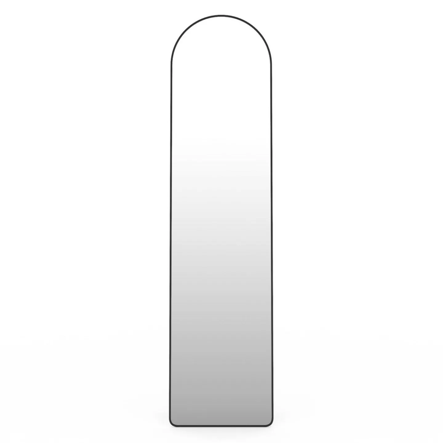 Miroir sur pied contour noir 160 x 40 cm*IDMarket Best