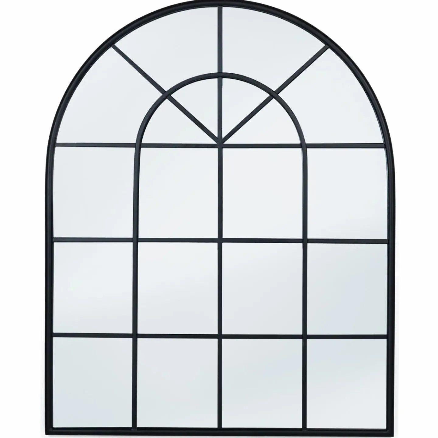 Miroir verrière en arche 80 x 100 cm*IDMarket Discount