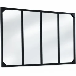 Miroir verrière style industriel*IDMarket Clearance