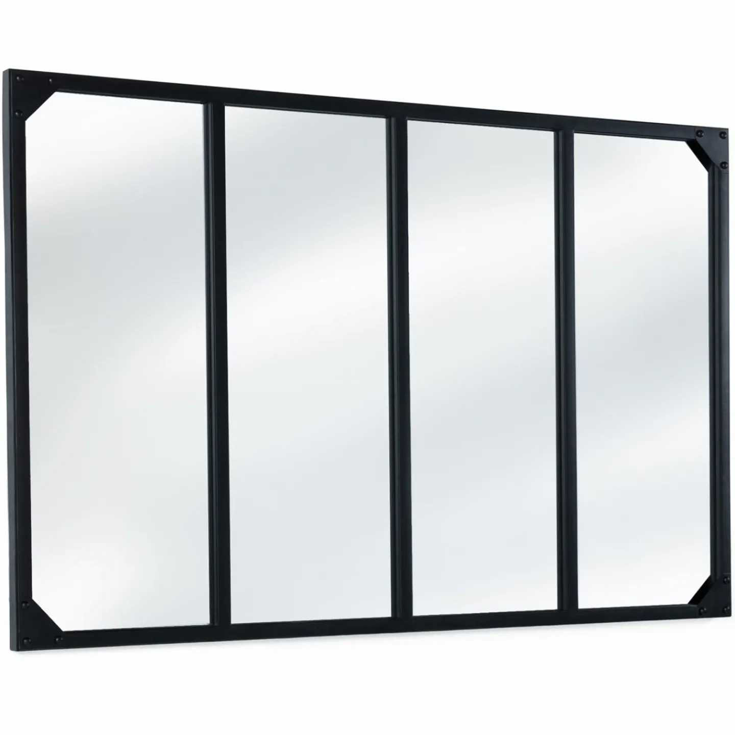 Miroir verrière style industriel*IDMarket Clearance