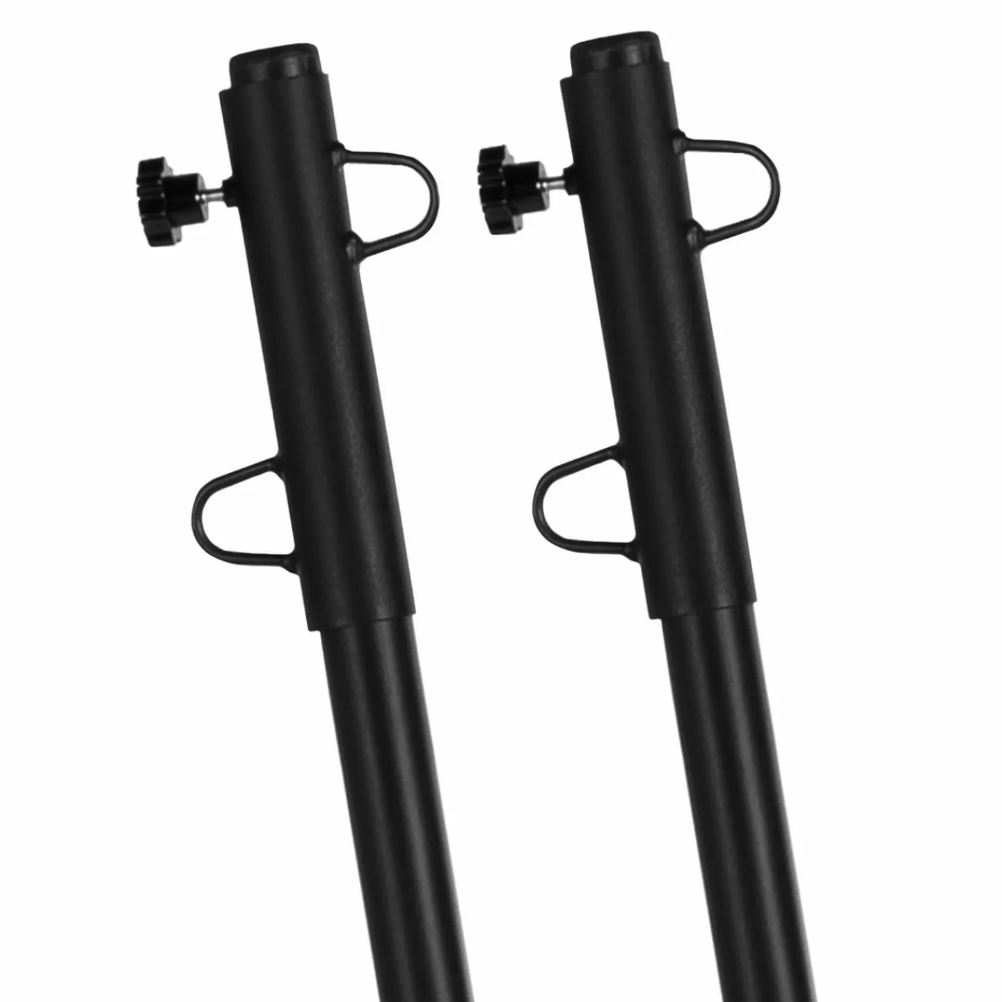 Mâts réglables de fixation pour voile d’ombrage x2*IDMarket Outlet