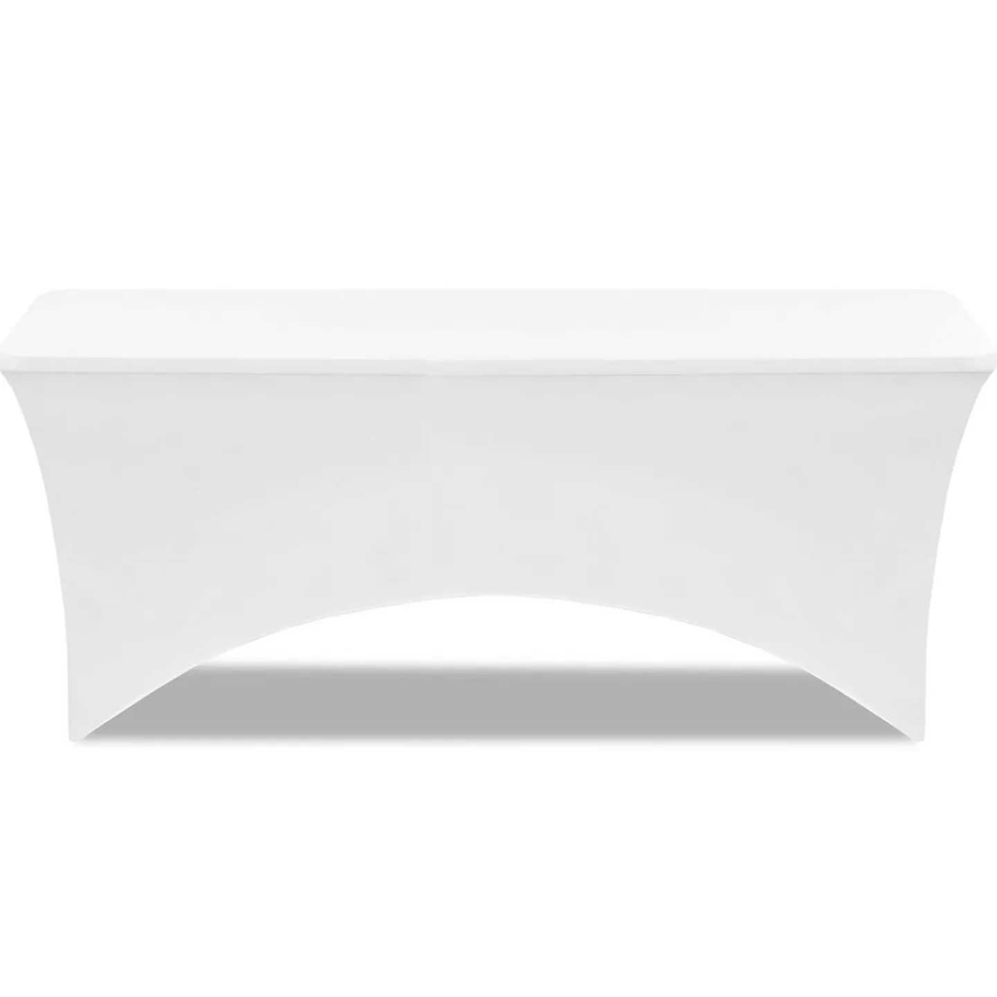 Nappe rectangulaire extensible blanche*IDMarket Outlet