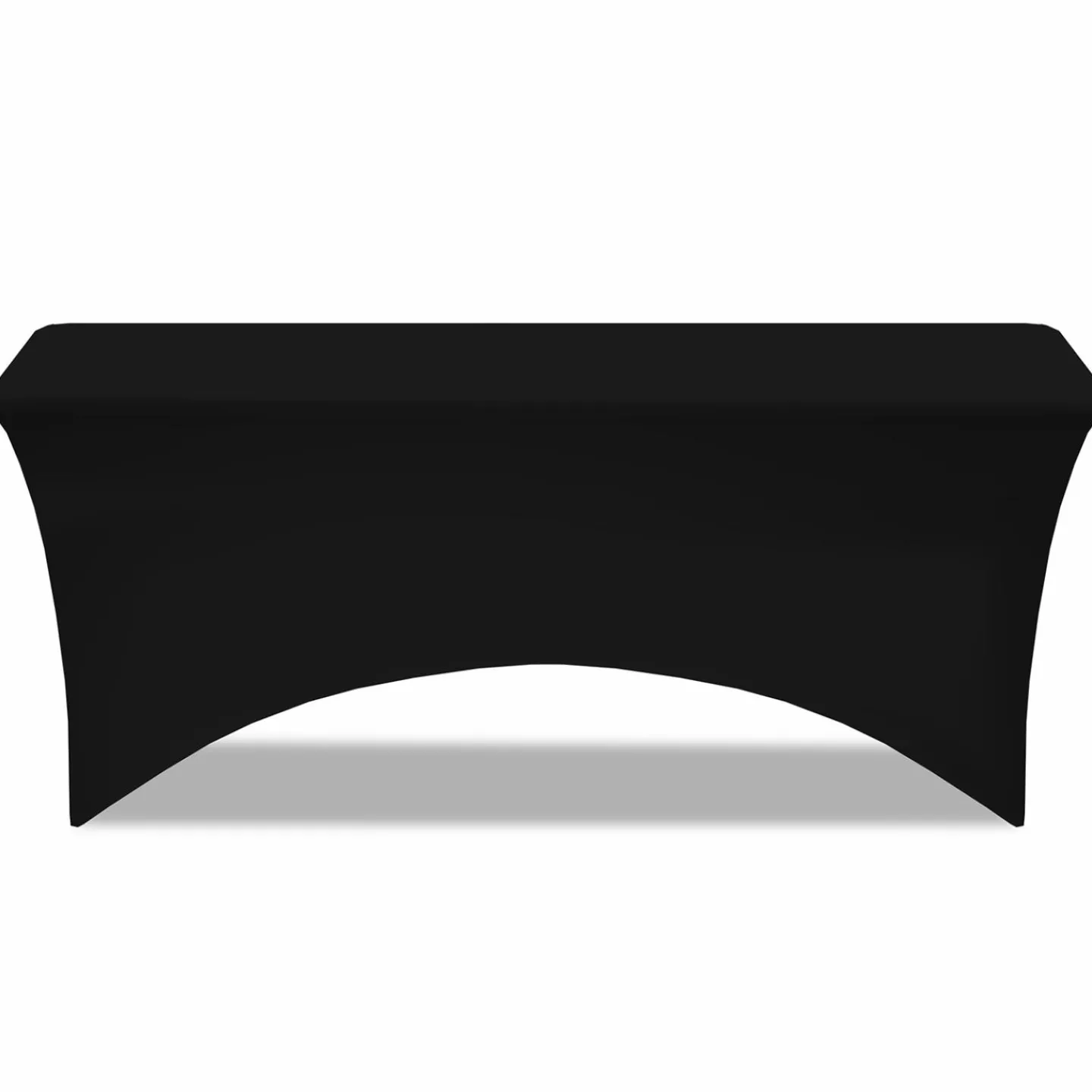 Nappe rectangulaire extensible noire*IDMarket