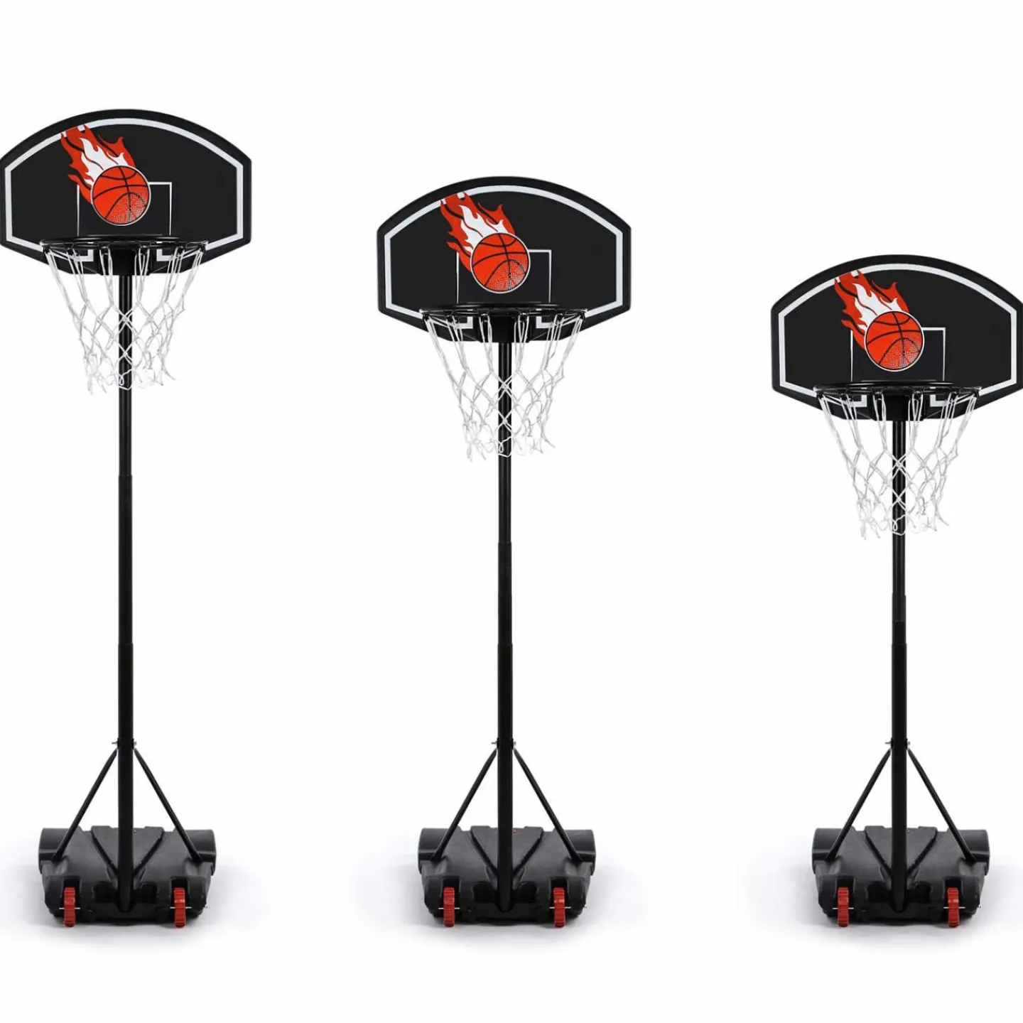 Panier de basket sur pied hauteur réglable*IDMarket Sale