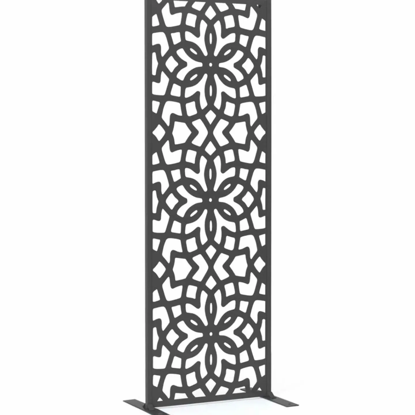 Panneau décoratif extérieur motif azulejo gris 150x50cm*IDMarket Outlet