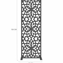 Panneau décoratif extérieur motif azulejo gris 150x50cm*IDMarket Outlet