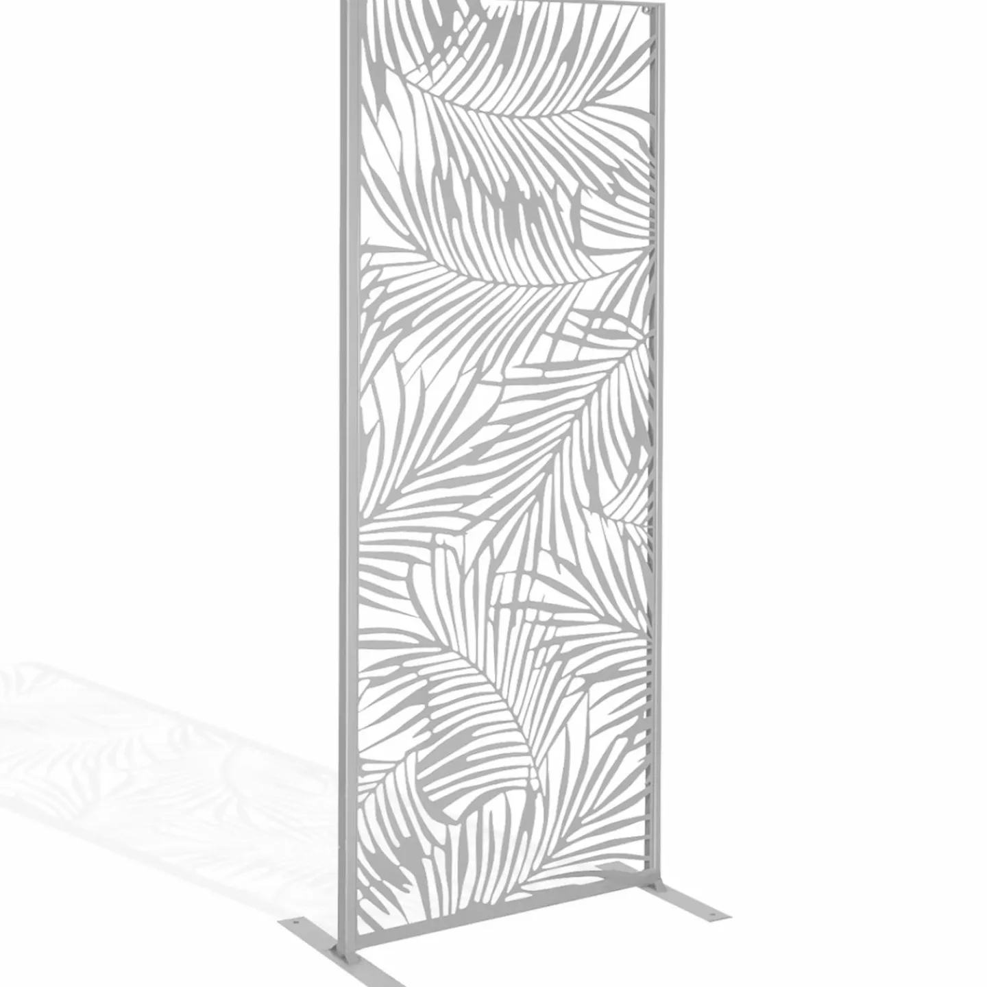 Panneau décoratif universel 150 x 50 CM PALM gris clair*IDMarket Online