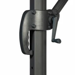 Parasol déporté rotatif 3x4 m taupe