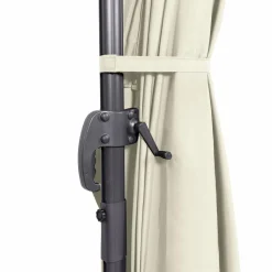 Parasol déporté 3x4 m écru*IDMarket Clearance