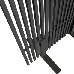 Paravent extérieur ajouré 150x80 cm claustra extérieur gris anthracite*IDMarket New