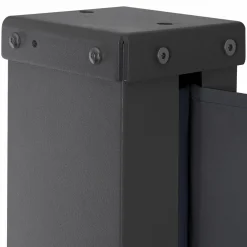 Paravent rétractable extérieur 180 x 500 cm gris anthracite*IDMarket Hot