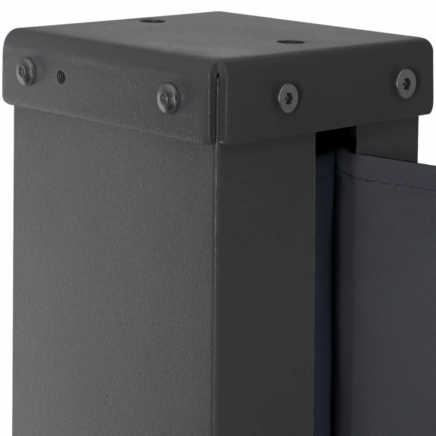 Paravent rétractable extérieur 180 x 500 cm gris anthracite*IDMarket Hot