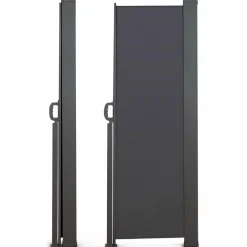 Paravent rétractable extérieur 180 x 500 cm gris anthracite*IDMarket Hot