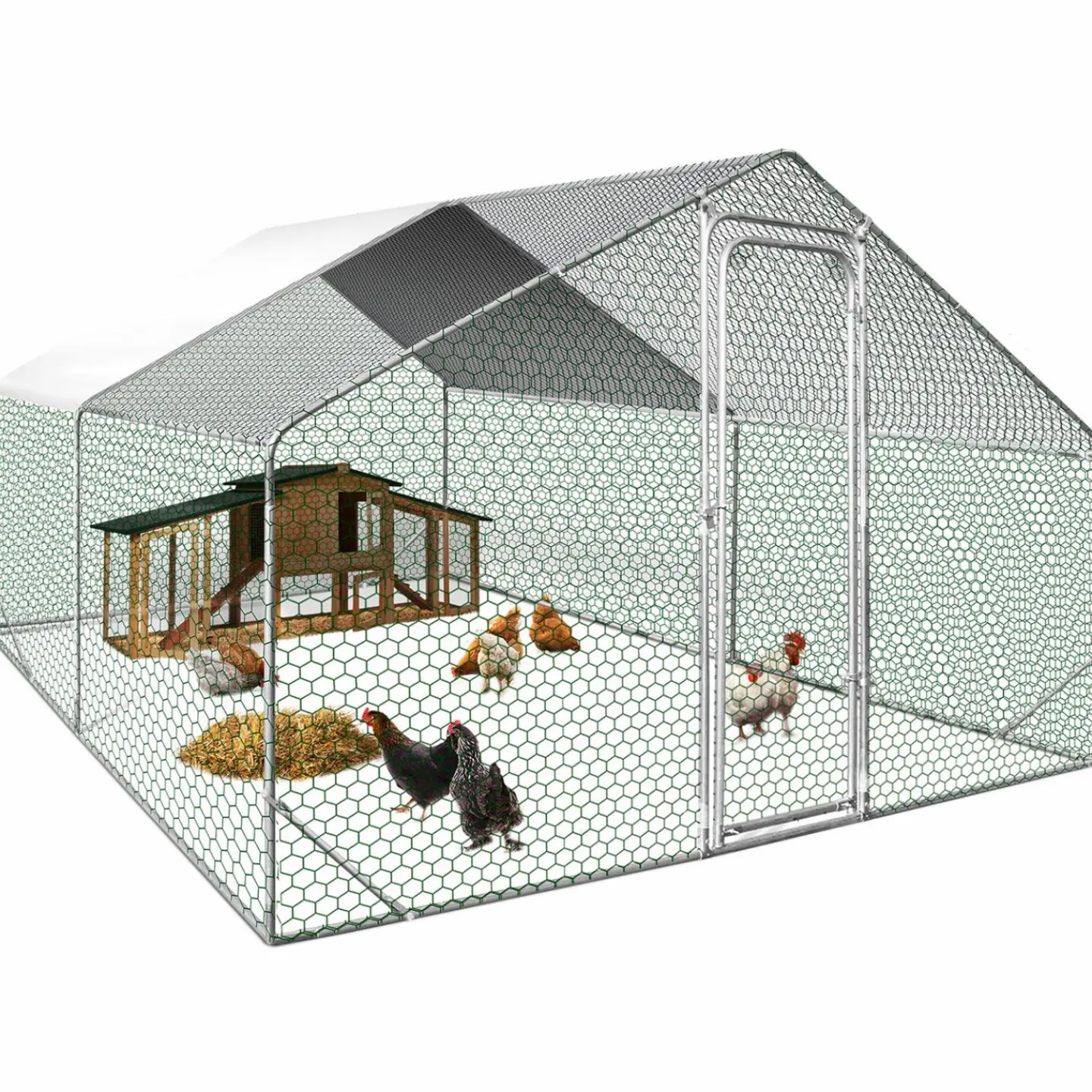 Parc à poule grillagé*IDMarket