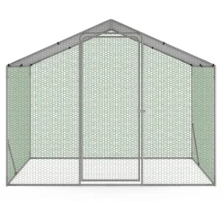 Parc à poules grillagé 3 m²*IDMarket Best