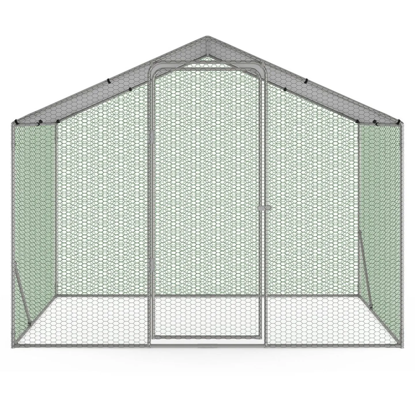 Parc à poules grillagé 3 m²*IDMarket Best