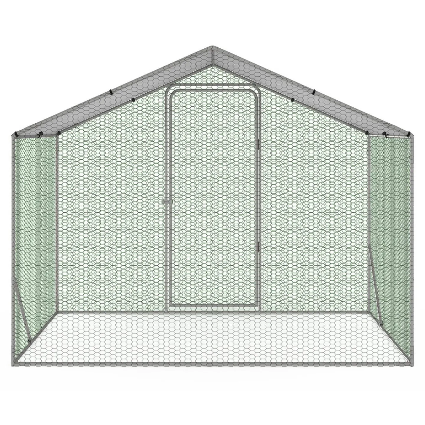 Parc à poules grillagé 3 m²*IDMarket Best