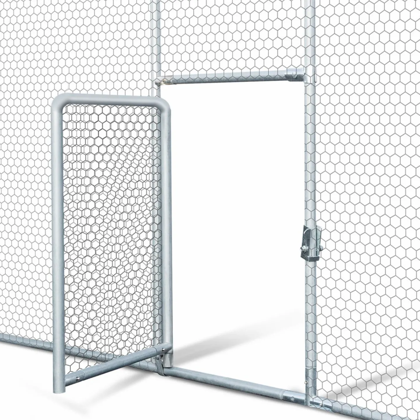 Parc à poules grillagé 15 m²*IDMarket Hot