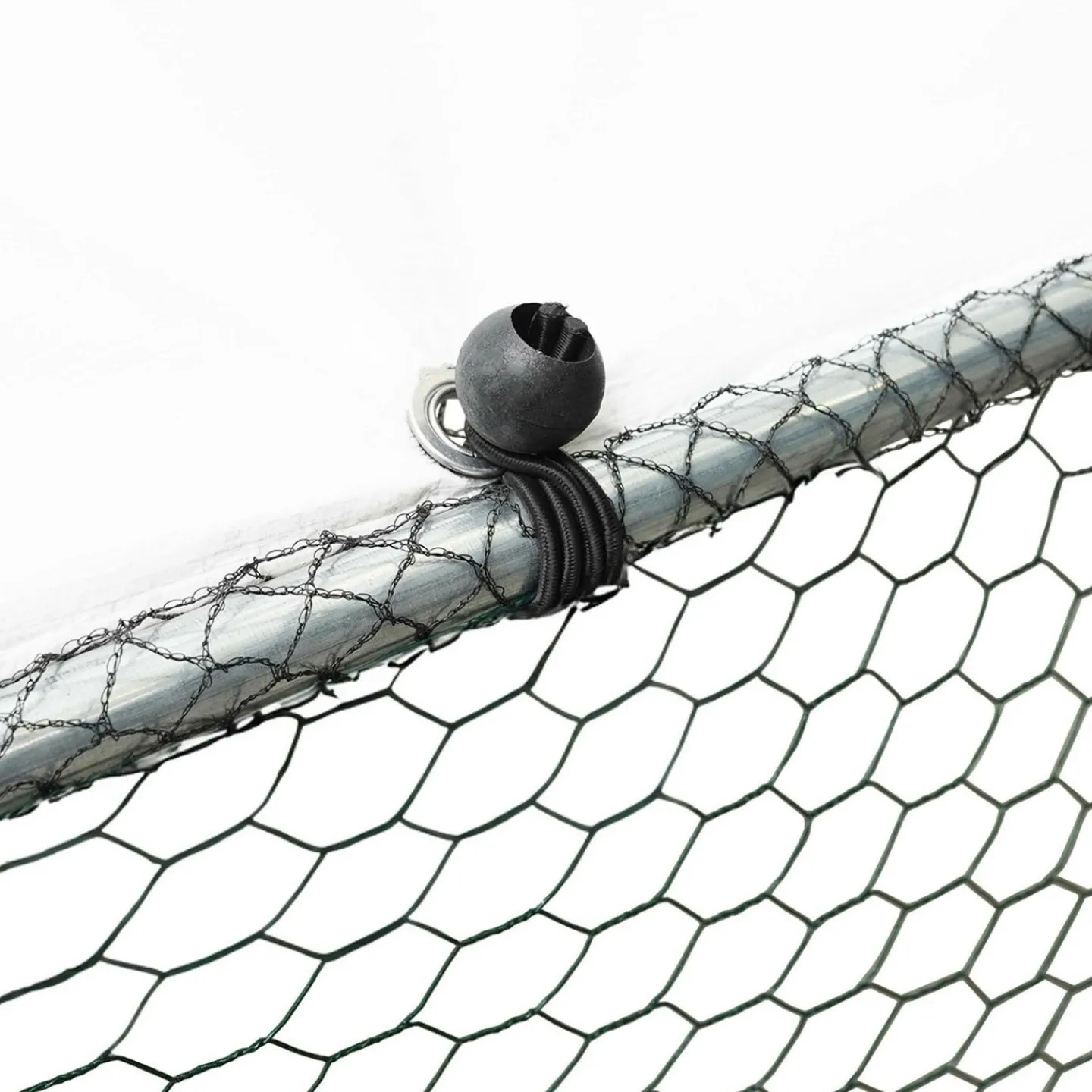 Parc à poules grillagé 16 m²*IDMarket Outlet