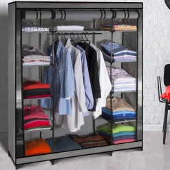 Penderie d'appoint en tissu imprimé*IDMarket Best