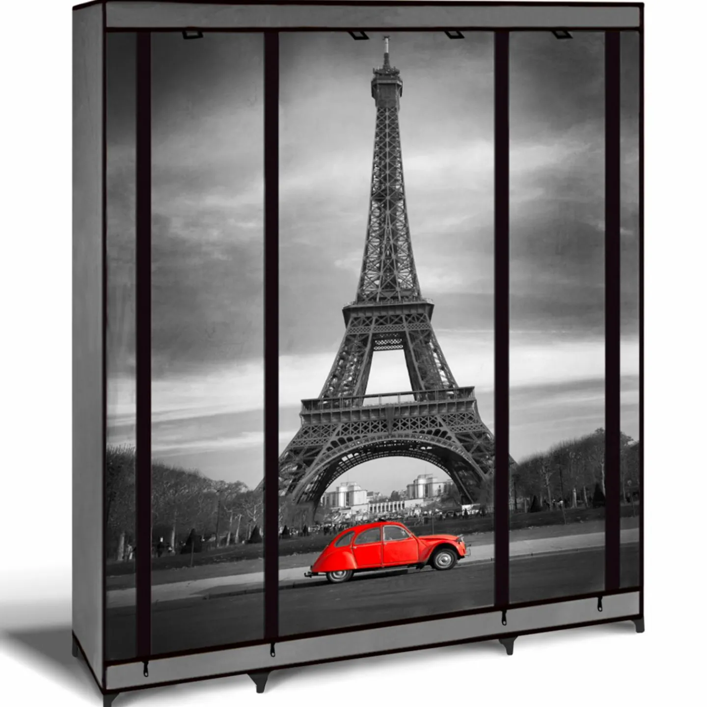 Penderie d'appoint en tissu imprimé*IDMarket Best