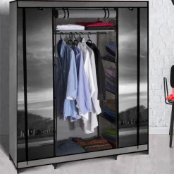 Penderie d'appoint en tissu imprimé*IDMarket Best