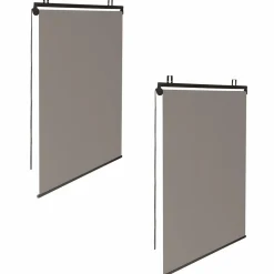 Pergola au toit rétractable avec 6 stores coloris taupe*IDMarket Clearance