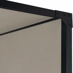 Pergola avec rideaux coulissants taupe 3x4m*IDMarket Hot