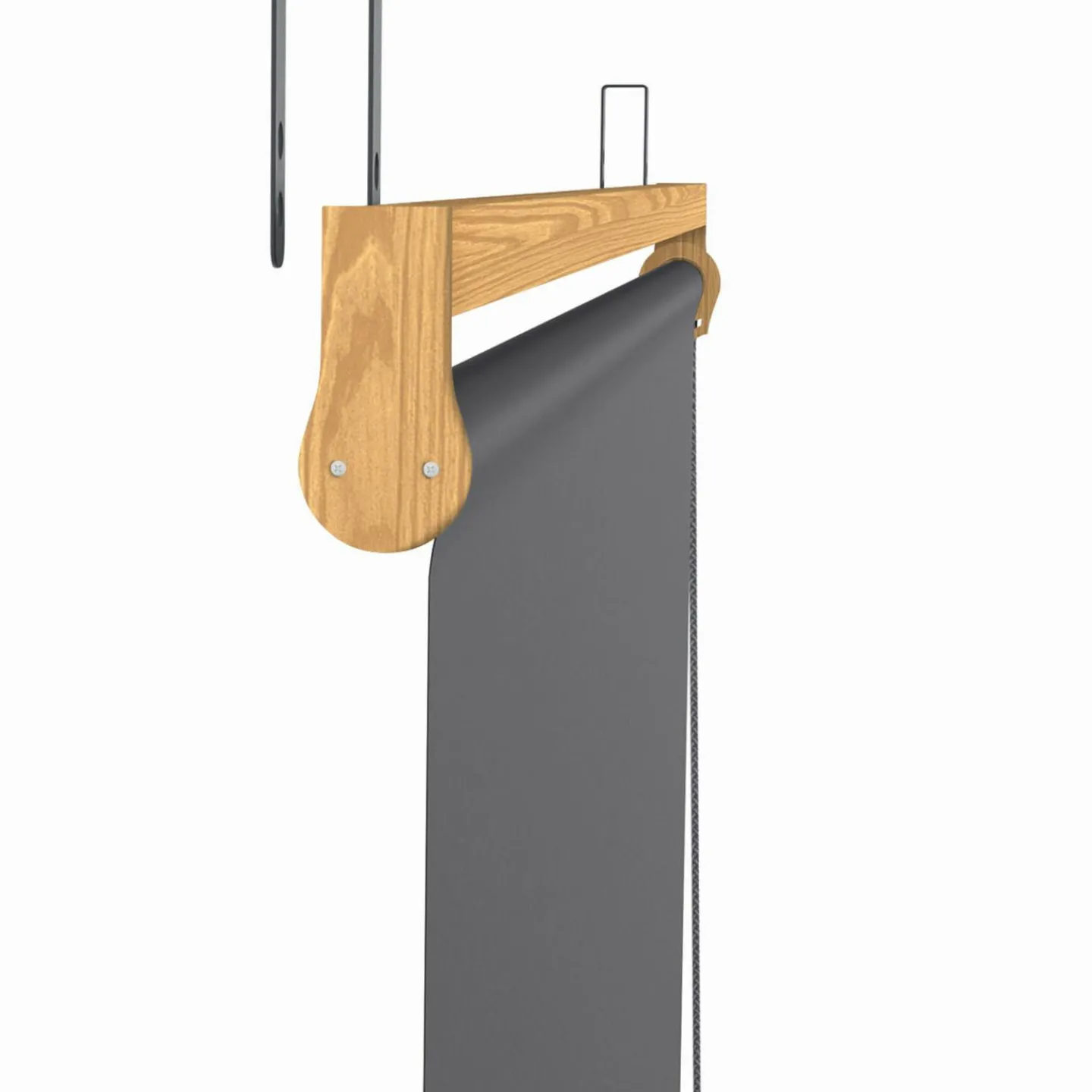 Pergola effet bois 3x4 M toit rétractable et 4 stores gris anthracite*IDMarket