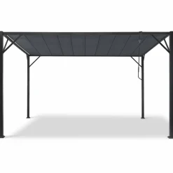 Pergola lames orientables gris anthracite*IDMarket Hot