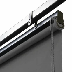 Pergola lames orientables et stores gris anthracite*IDMarket Hot