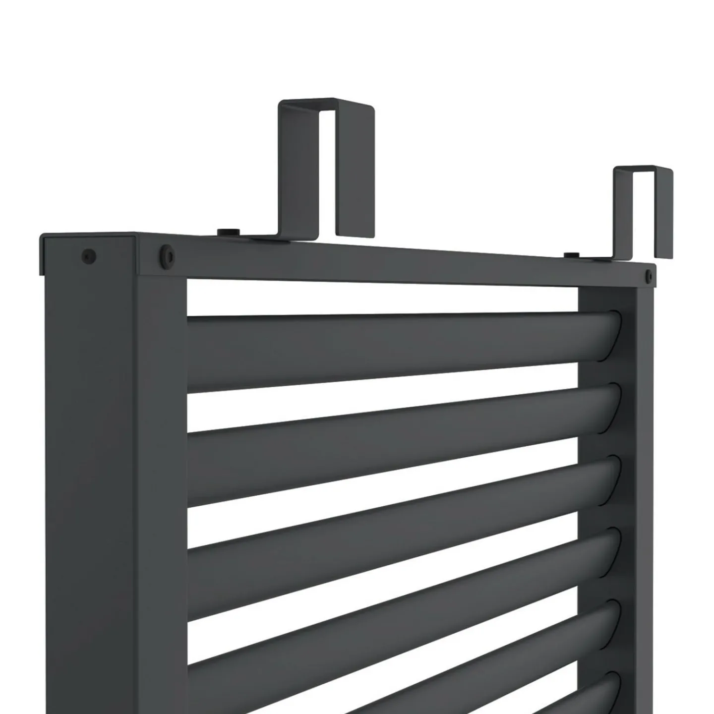 Pergola persienne 3x4M gris anthracite avec toit rétractable et 4 pans modulables*IDMarket New