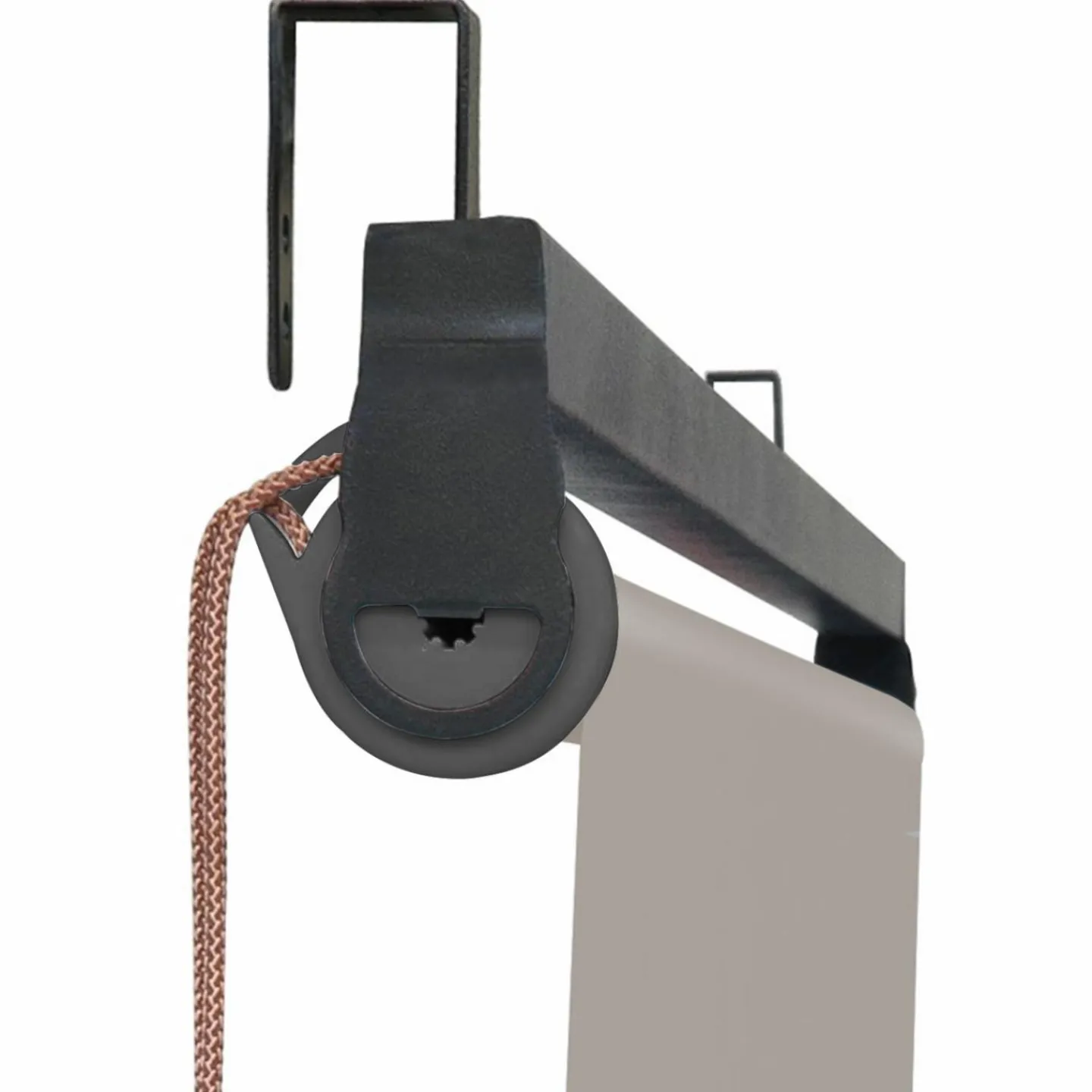 Pergola toit rétractable taupe et stores enrouleurs*IDMarket Online