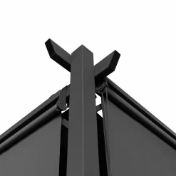 Pergola toit rétractable 3x6m gris anthracite et stores enrouleurs*IDMarket Best