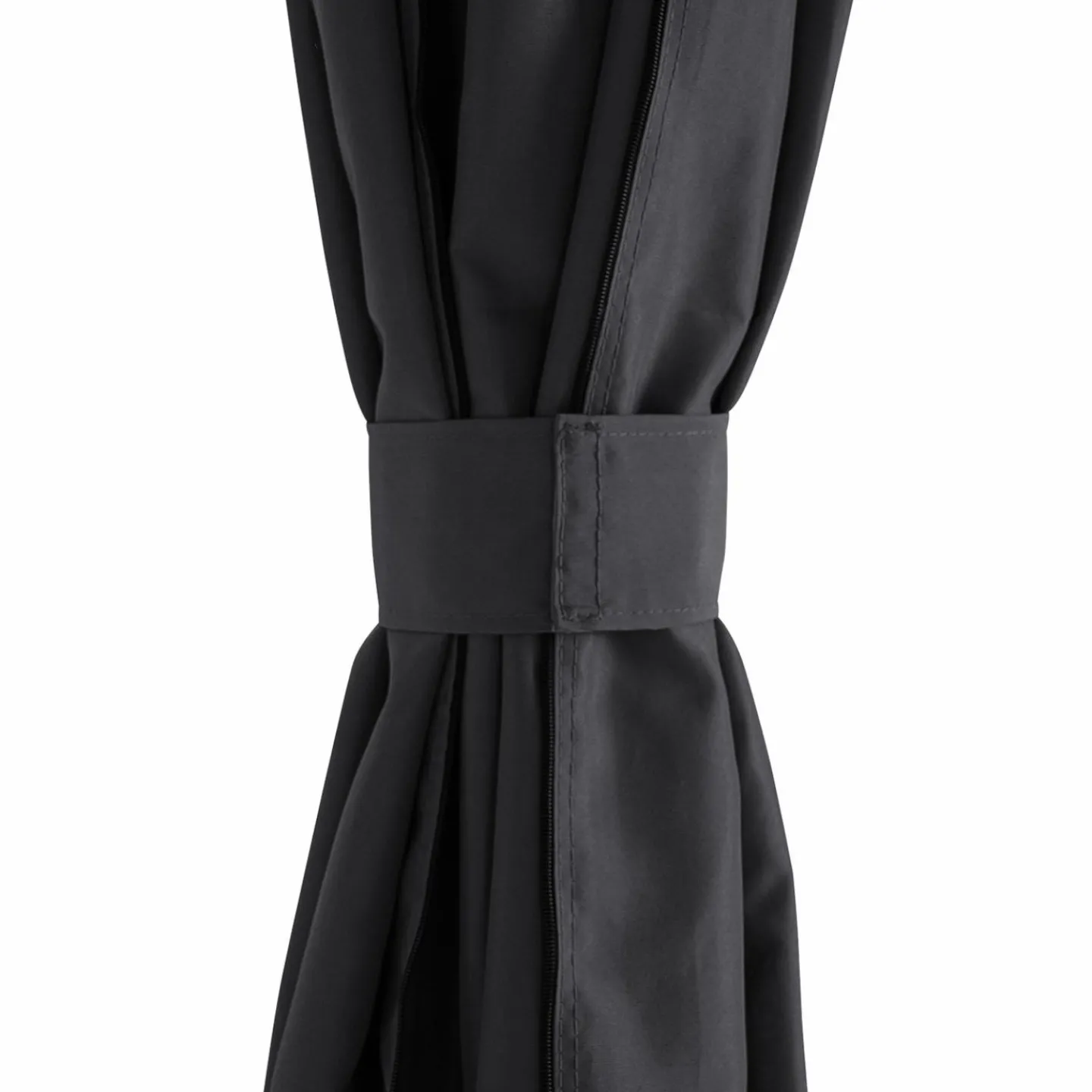 Pergola toit rétractable 3x4m gris avec 4 rideaux*IDMarket Sale