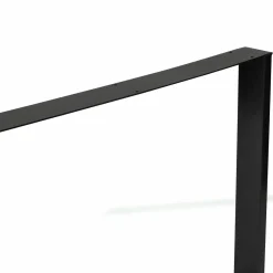 Pieds de table carrés en métal noir design industriel*IDMarket Best