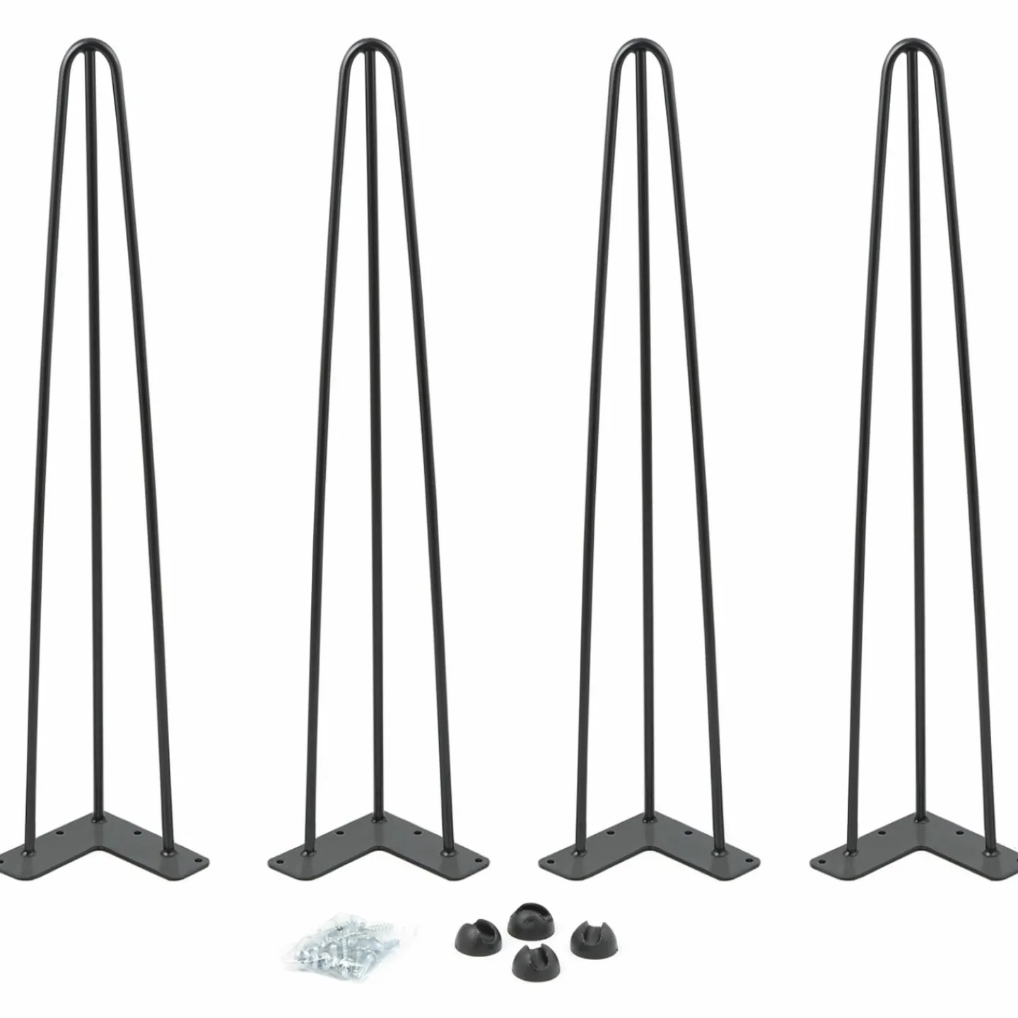 Pieds de table épingle hauteur 71 cm*IDMarket Online