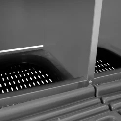 Pondoir pour poules 3 emplacements en métal nichoir avec fond*IDMarket