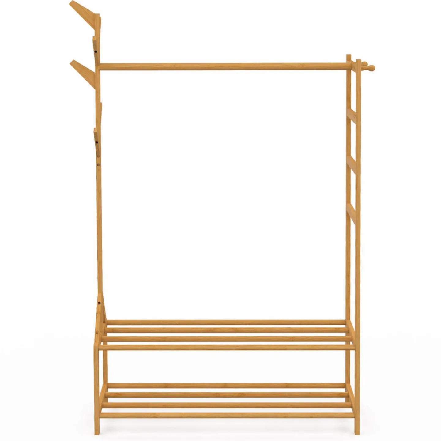 Portant vêtement en bambou*IDMarket Clearance