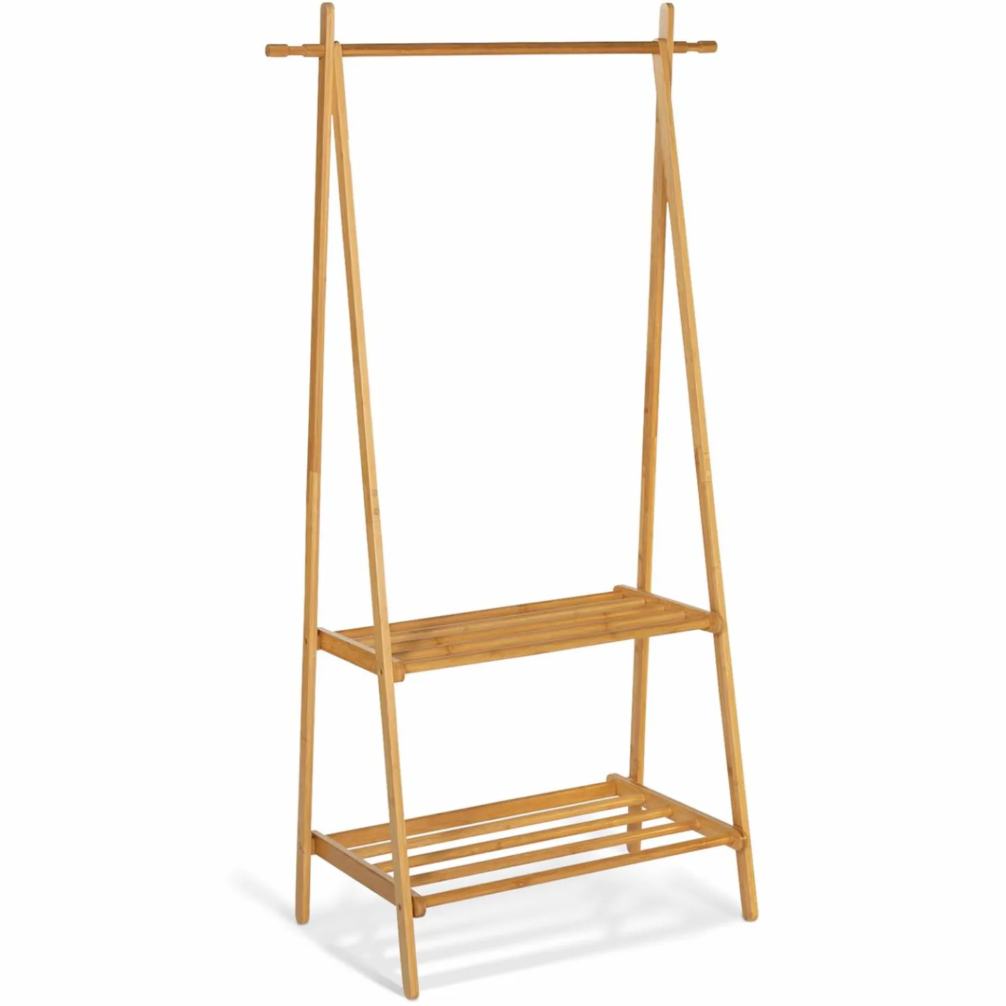 Portant vêtements en bambou*IDMarket Hot