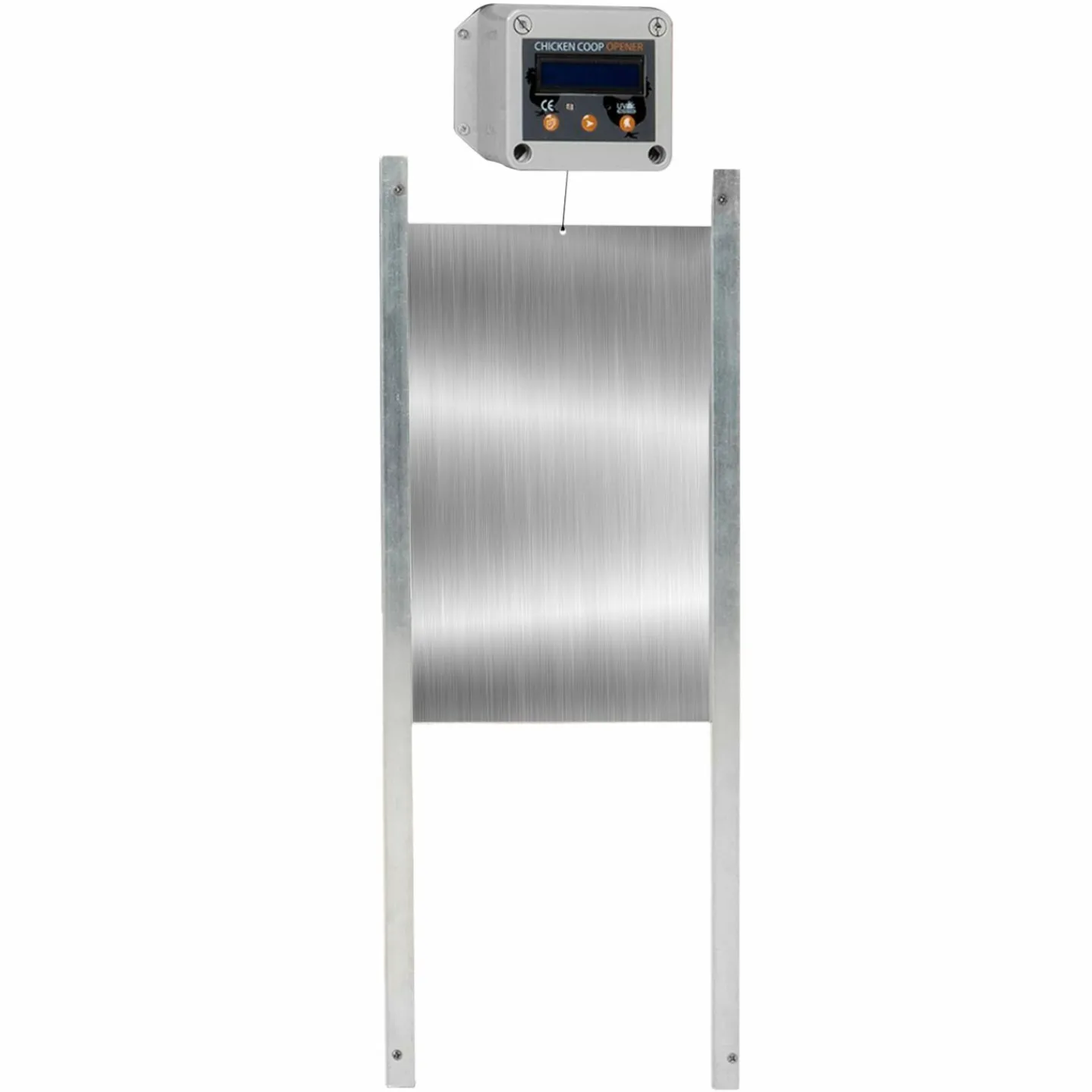 Porte automatique pour poulailler en aluminium*IDMarket Discount